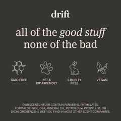 Drift Car Air Freshener - Wood Air Freshener - Car Odor Eliminator - Teak Scent Starter Kit