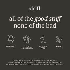 Drift Car Air Freshener - Wood Air Freshener - Car Odor Eliminator - Teak Scent Starter Kit