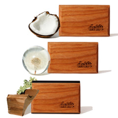 Drift Car Air Freshener - Wood Air Freshener - Car Odor Eliminator - Teak Scent Starter Kit